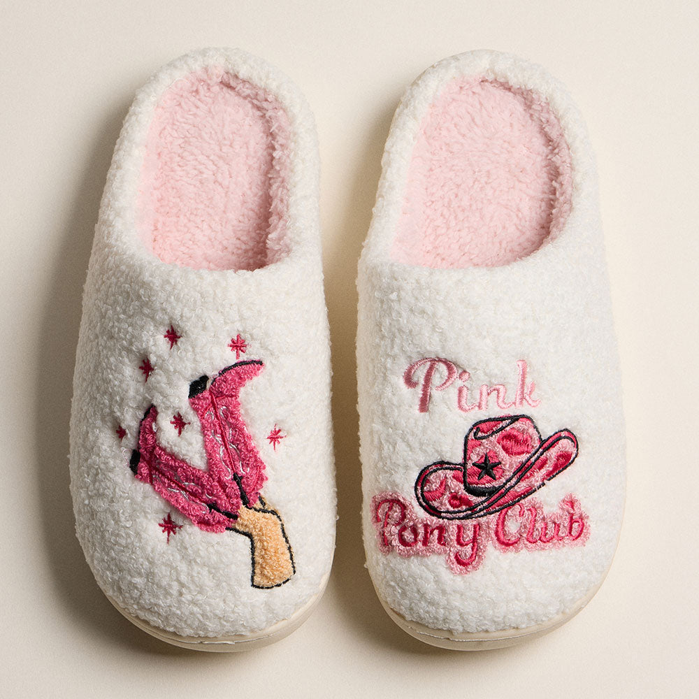 Pink Pony Slippies
