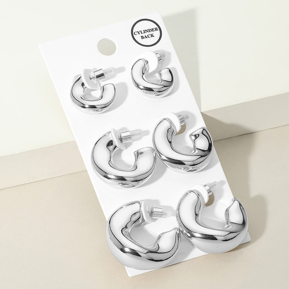 Chunky Waves Earring