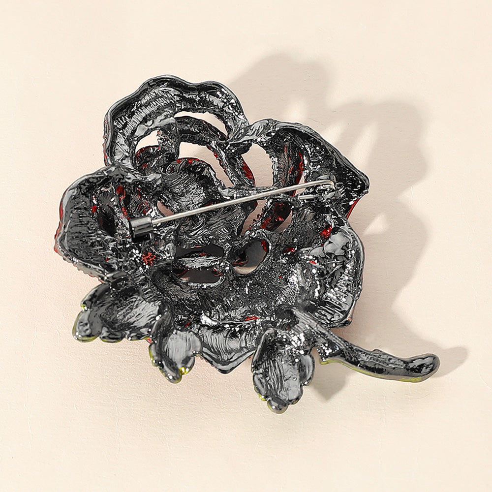 Roses are Wild Brooch