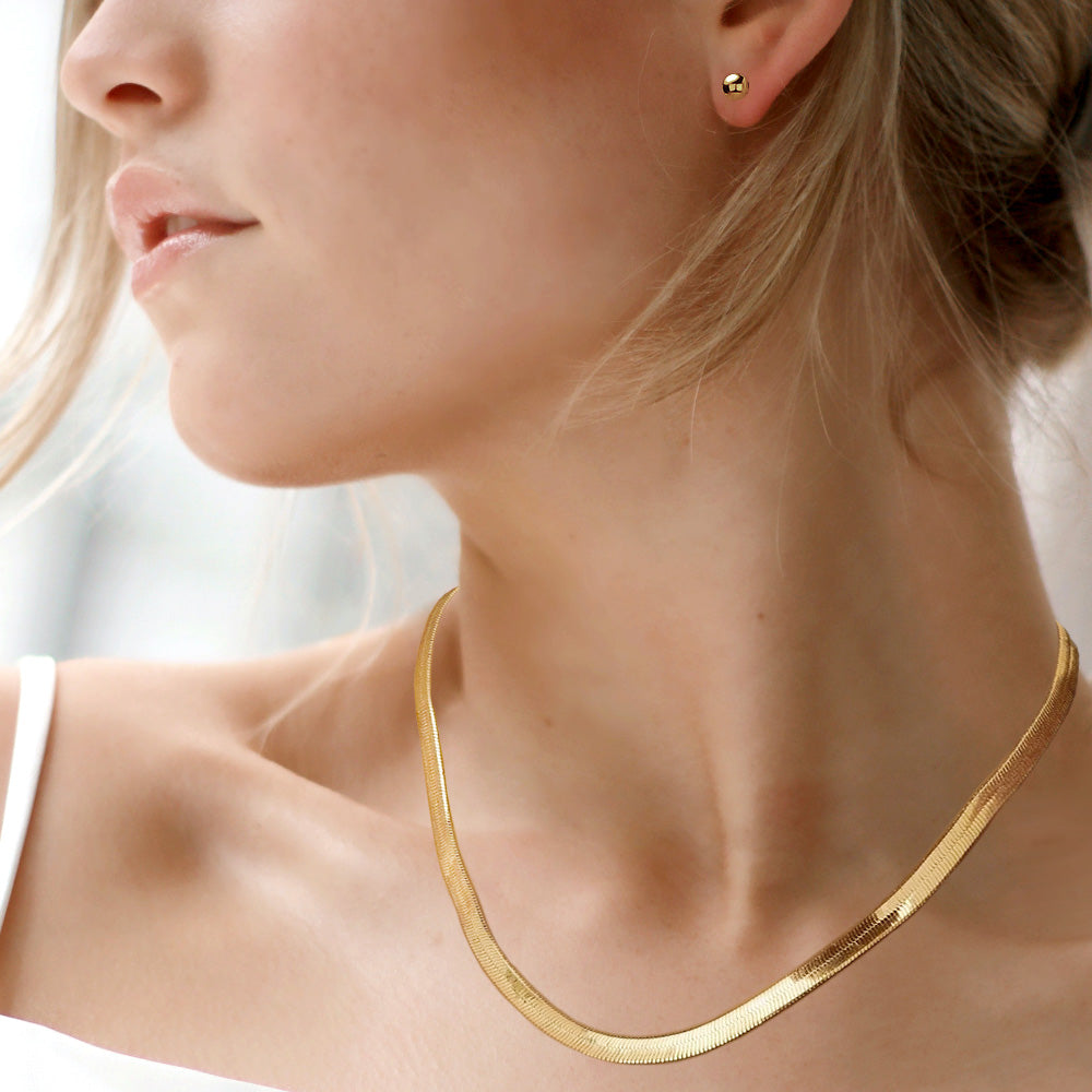 Flat Links Necklace