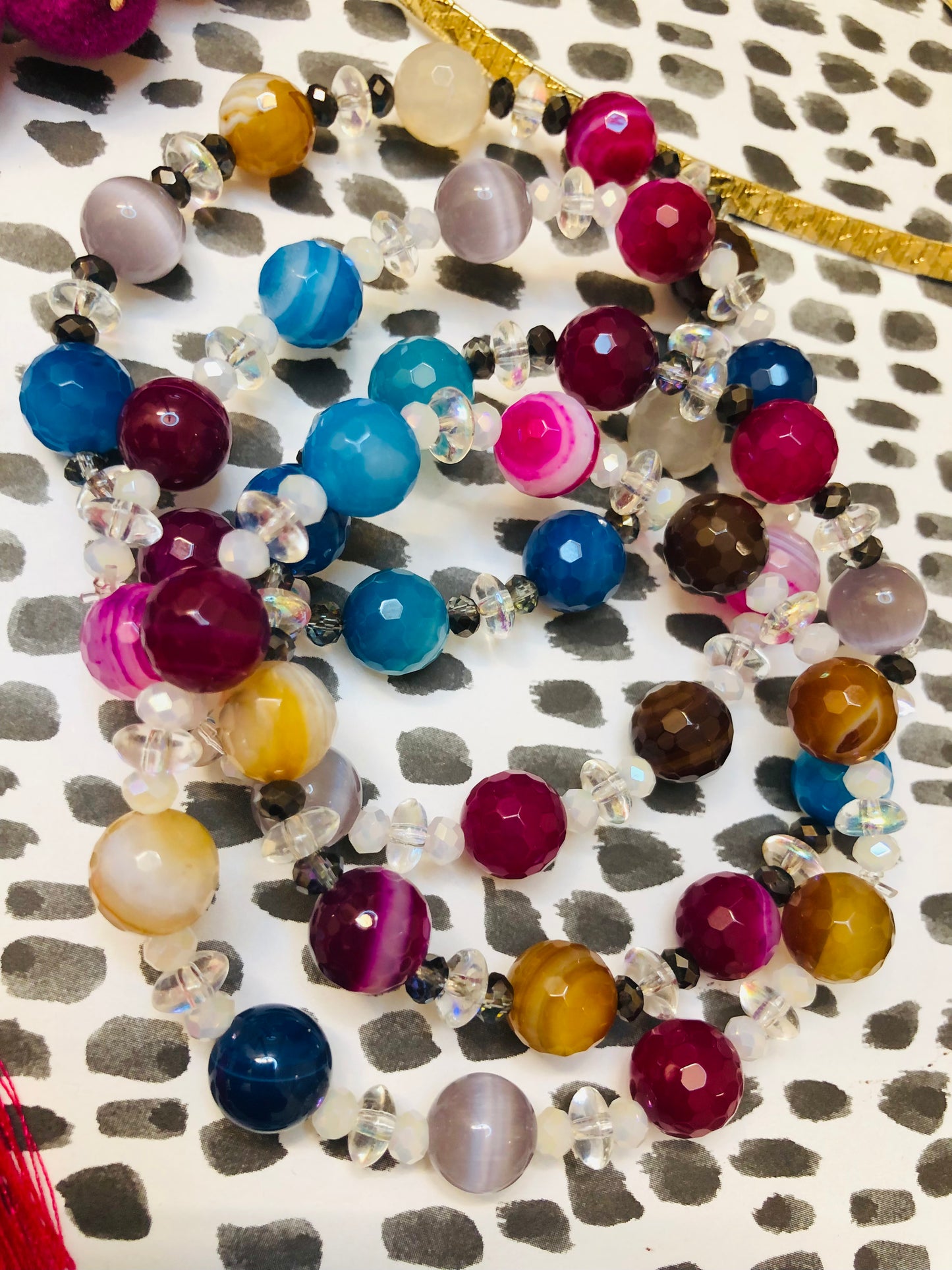 Handmade beaded bracelet