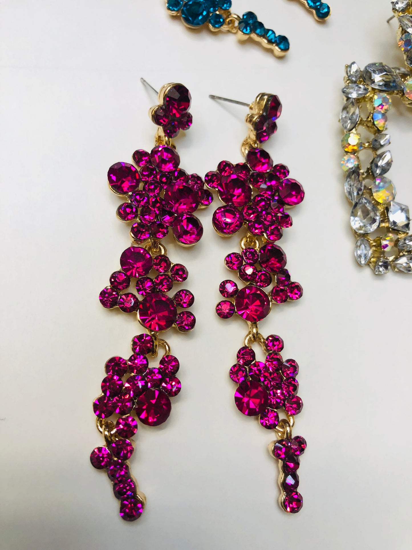 Pink Glimmer Earring