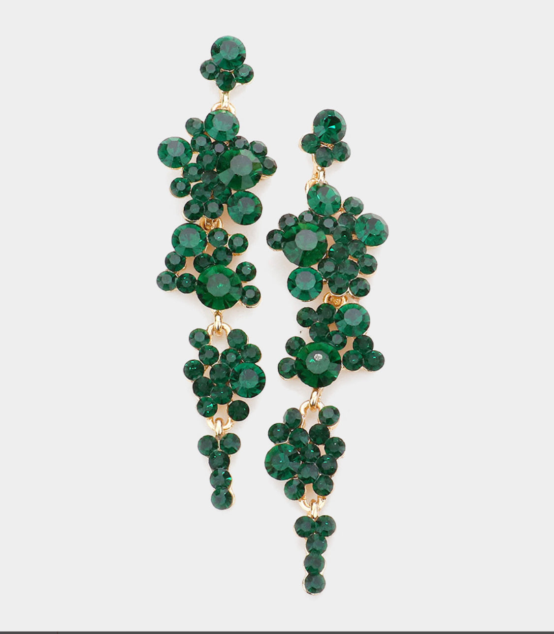 Green Glimmer Earring