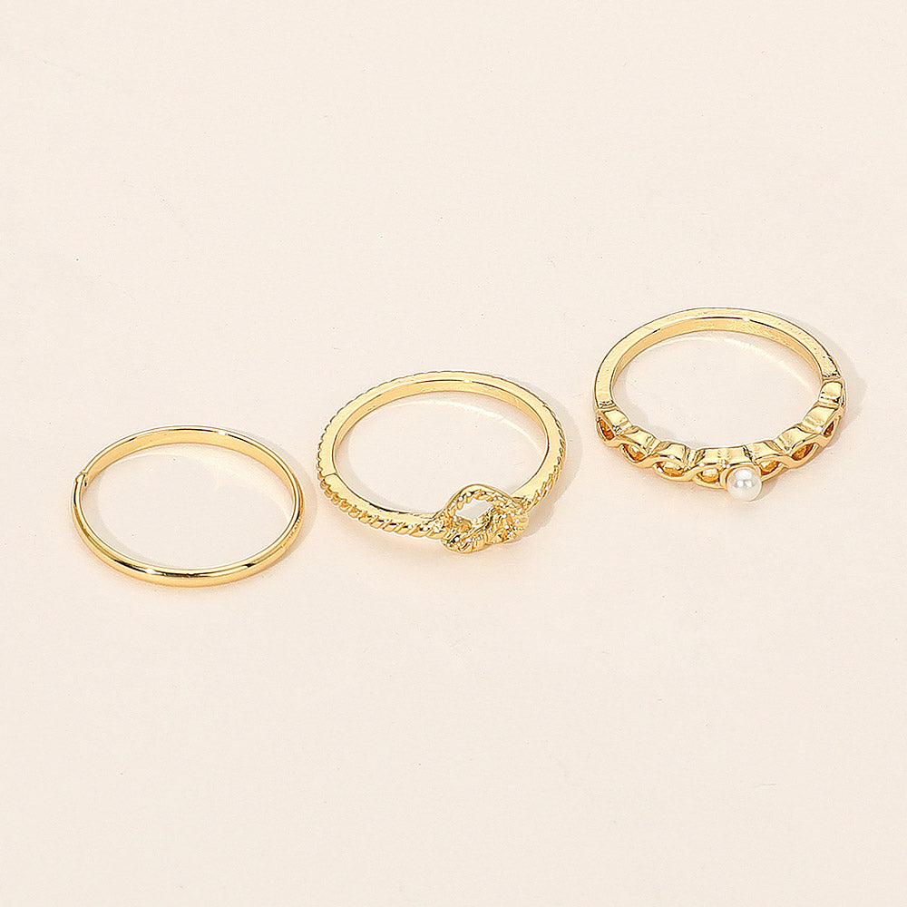 Tied Ring Stack by Secret Box