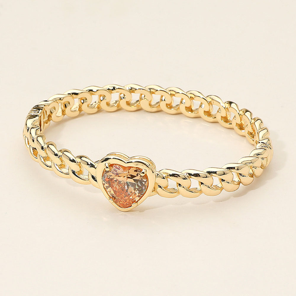 Hearts on Me Bangle