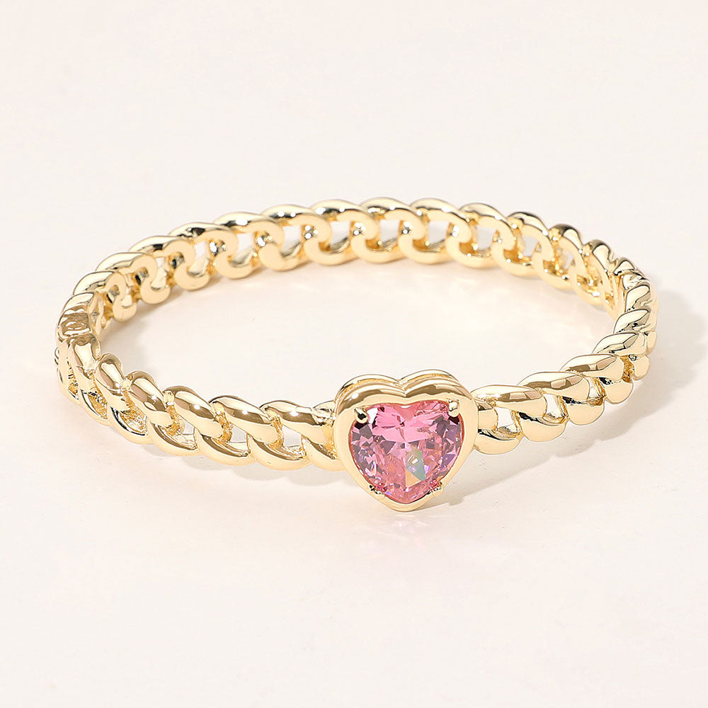 Hearts on Me Bangle