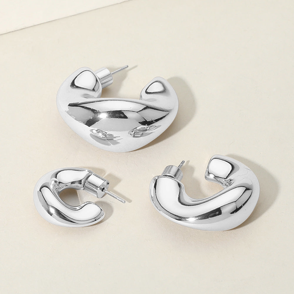 Chunky Waves Earring