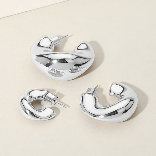 Chunky Waves Earring