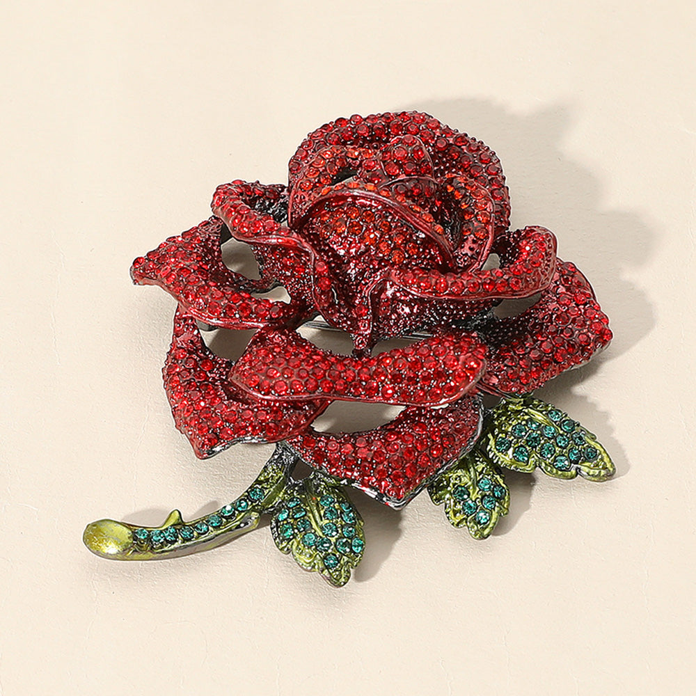 Roses are Wild Brooch